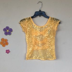 🔶 Charlotte Russe See Thru Crop Top